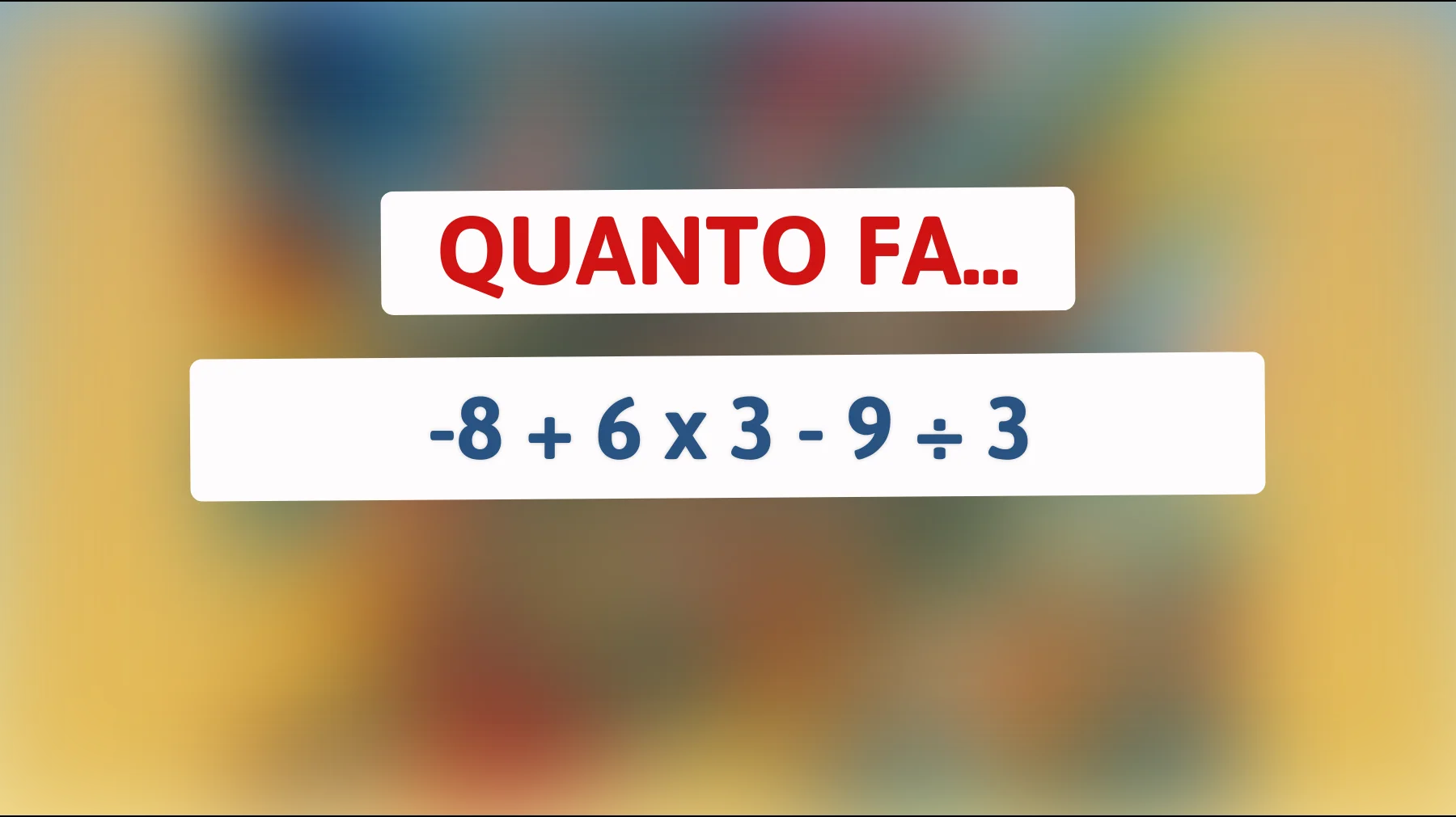 “Sfida la tua mente: riesci a risolvere questo enigma matematico apparentemente impossibile?”"