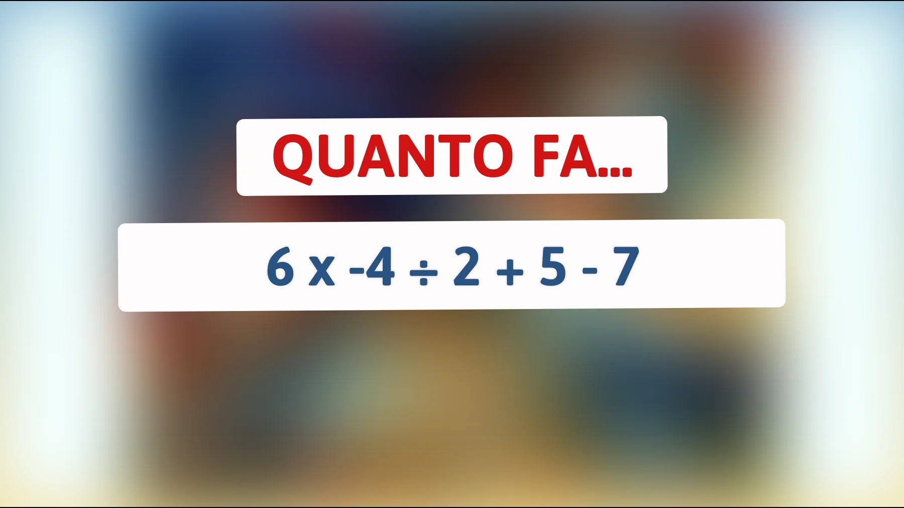 Risolvi il misterioso enigma matematico: Solo i geni trovano la soluzione corretta! Sei abbastanza intelligente?"