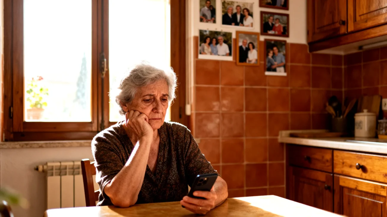 Nonna in difficoltà nel supportare i nipoti giovani adulti che attraversano cambiamenti importanti (lavoro, relazioni, traslochi) e nel ridefinire il proprio ruolo familiare di fronte alla loro crescente indipendenza"