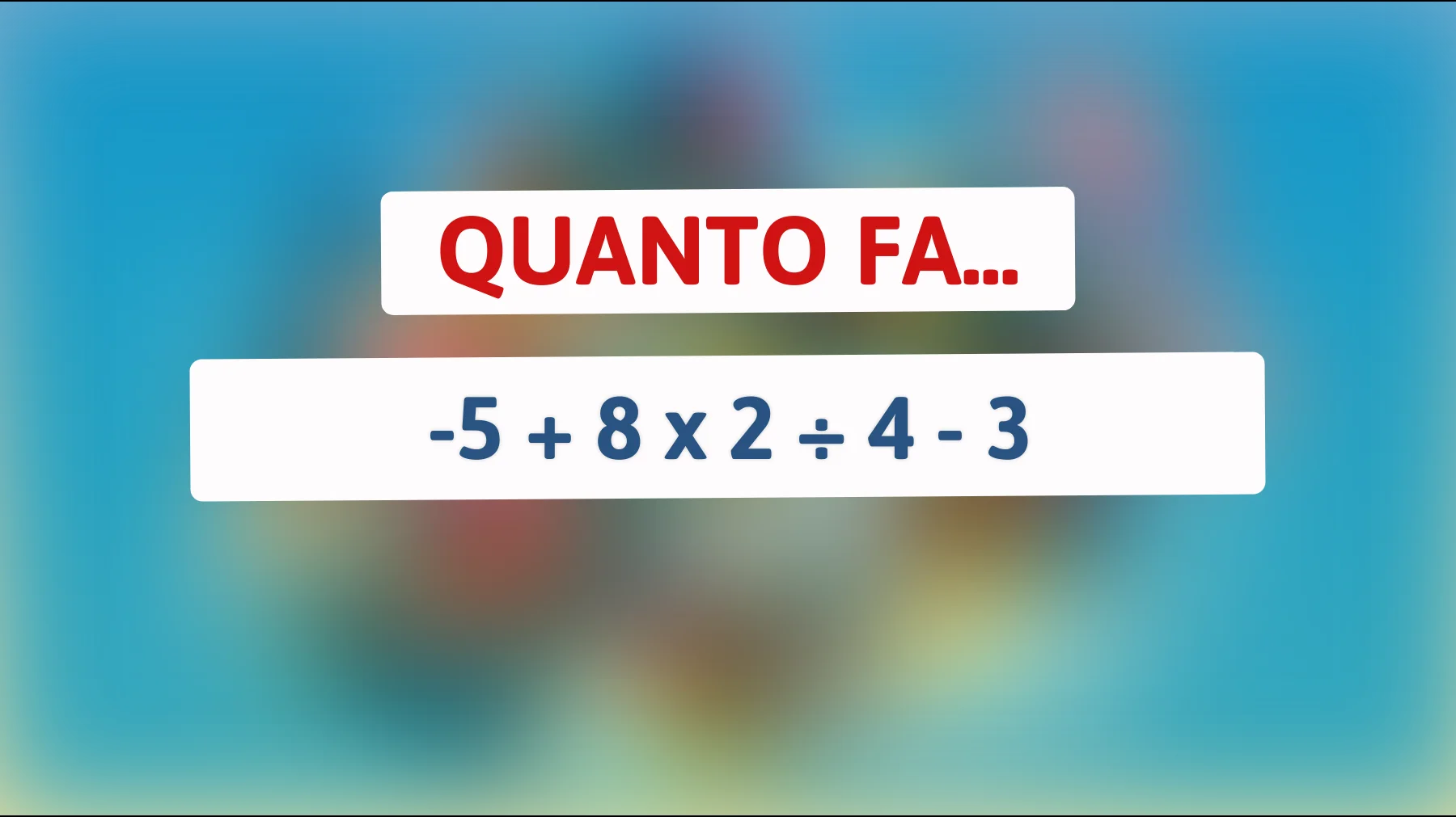 "Svelato il mistero: riesci a risolvere questo enigma matematico che inganna il 90% delle menti brillanti?""