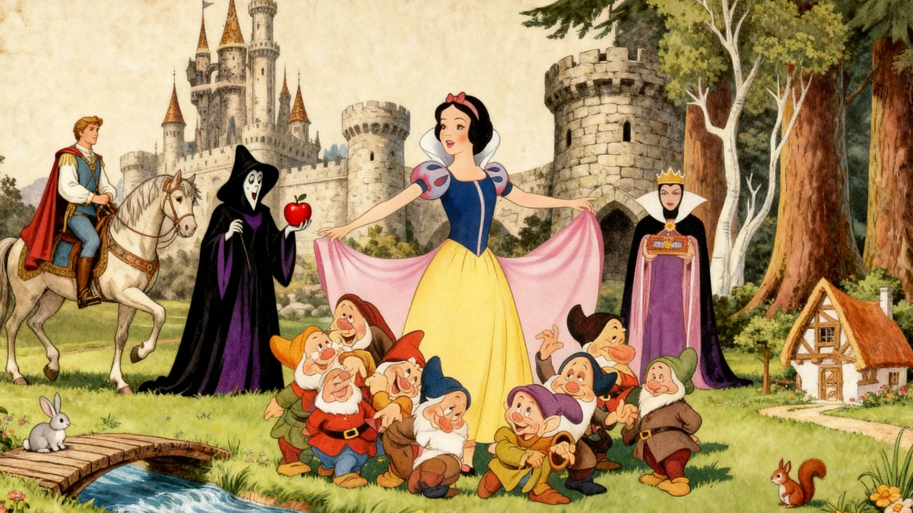 Biancaneve e i Sette Nani Disney Oscar"