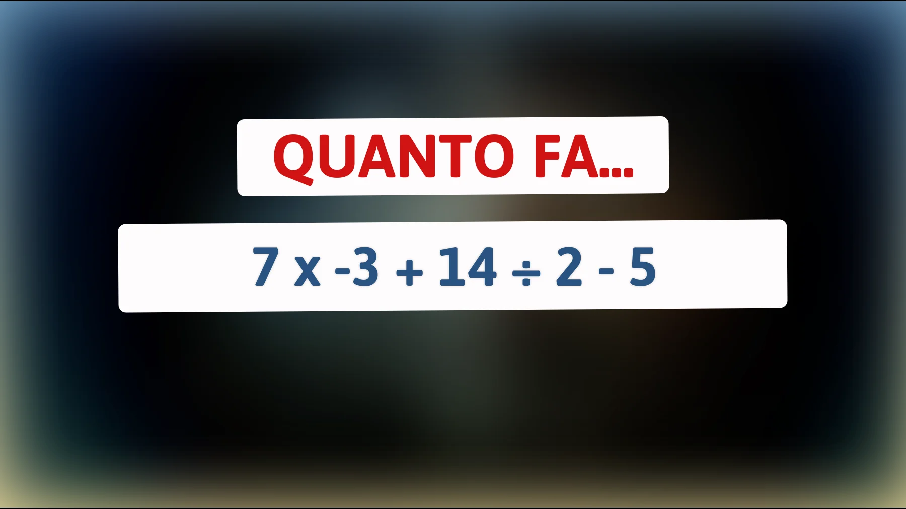 Sfida la tua mente con questo rompicapo matematico: riuscirai a risolverlo? Scoprilo ora!"
